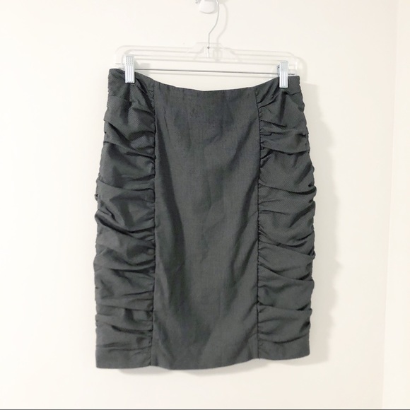 Anthropologie Dresses & Skirts - Anthro Cartonnier Acting Out Rouched Pencil Skirt